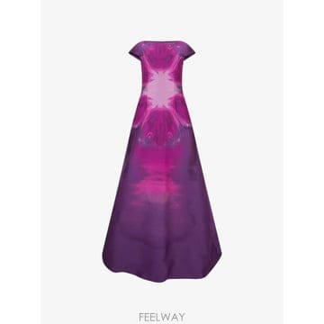 Alberta Ferretti 26 FW �˺���Ÿ�䷹Ƽ �׷��̵��Ʈ ����Ʈ ĸ �Ҹ� �ƽ� �巹�� A04580155 TP45583063026 FW �˺���Ÿ�䷹Ƽ �׷��̵��Ʈ ����Ʈ ĸ �Ҹ� �ƽ� 