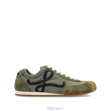 26 FW 로에베 나일론 앤 스웨이드 발레 러너 2 0 스니커즈 M816282XBR TP456152275