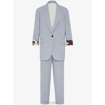 Brunello Cucinelli 26 FW ���ڷ� ��ġ�ڸ� �̱� �극��Ƽ�� ���� ��Ʈ MH126T2476C9599 TP45787182726 FW ���ڷ� ��ġ�ڸ� �̱� �극��Ƽ�� ���� ��Ʈ MH12