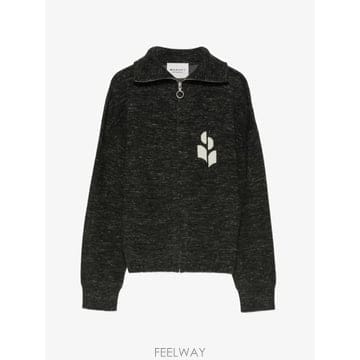 26 FW 이자벨마랑 에뚜왈 로고 인타르시아 집업 가디건 CA0189FAD3L05E TP455743196
