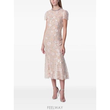 Self Portrait 26 FW ������Ʈ����Ʈ ��ũ �ö�� ���� ��� �̵� �巹�� PF26145MPLP TP45972480326 FW ������Ʈ����Ʈ ��ũ �ö�� ���� ��� �̵� �巹��