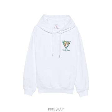 26 FW 카사블랑카 로고 자수 후드티 MPF26JTP292 TP456867395