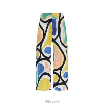 26 FW 플리츠 플리즈 이세이 미야케 롤 플리세 이펙트 아트 프린트 팬츠 PP68JF675 TP457859