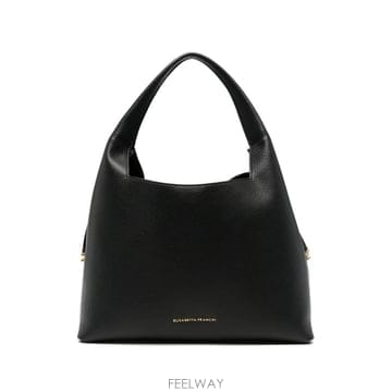26 FW Elisabetta Franchi 그레인 이펙트 지퍼 디테일 숄더 백 BS23A66E2 TP459