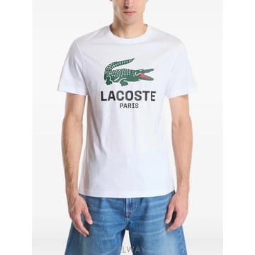 26 FW 라코스테 logo print cotton T shirt TH5634 TP458755182