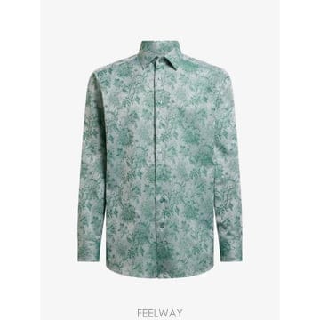 26 FW 에트로 플로럴 코튼 자카드 셔츠 MRIB000199TJ5F3 TP457790425