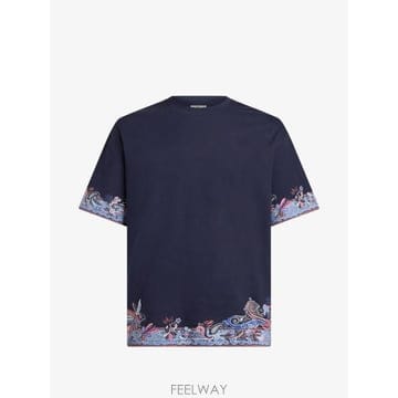 26 FW 에트로 페이즐리 프린트 코튼 저지 티셔츠 MRMA0004AK13X TP454659481