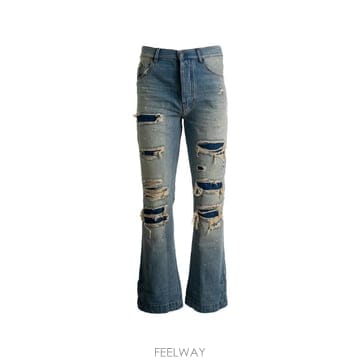26 FW 아미리 디스트레스드 페인트 스플래터 진 AM426JE019 TP458591493
