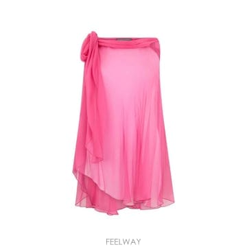 Alberta Ferretti 26 FW �˺���Ÿ�䷹Ƽ �ŵ� ������ ��ũ �̵� ��ĿƮ A02250114 TP45623895326 FW �˺���Ÿ�䷹Ƽ �ŵ� ������ ��ũ �̵� ��ĿƮ A022