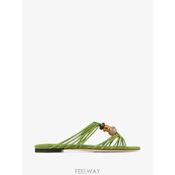 Jimmy Choo 26 FW ������ �ι� �� �÷� Ŭ�ι� �ͽ� �����̵� ���� �÷� LOVAMULEFLATIPV TP45424226 FW ������ �ι� �� �÷� Ŭ�ι� �ͽ� �����̵� ���� ��