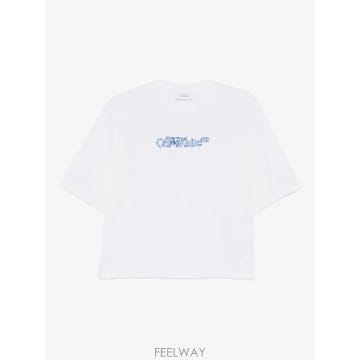 Off White 26 FW ����ȭ��Ʈ �ΰ� ����Ʈ Ƽ���� OWAA124F25JER0040147 TP45523526626 FW ����ȭ��Ʈ �ΰ� ����Ʈ Ƽ���� OWAA124F25JER00401