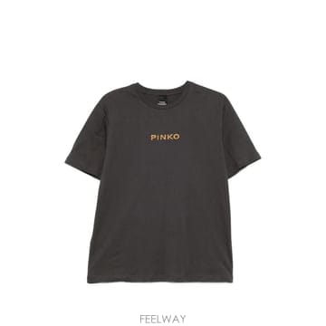 PINKO 26 FW PINKO �ΰ� ����Ʈ ���ν��� ��� Ƽ���� 105526A3KJ TP45869565026 FW PINKO �ΰ� ����Ʈ ���ν��� ��� Ƽ���� 105526A3K