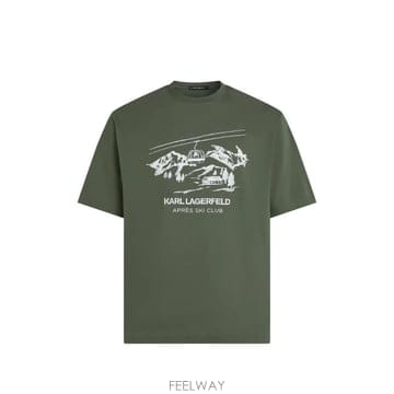 26 FW 칼라거펠트 아프레 스키 클럽 티셔츠 B4M17055158 TP456782331