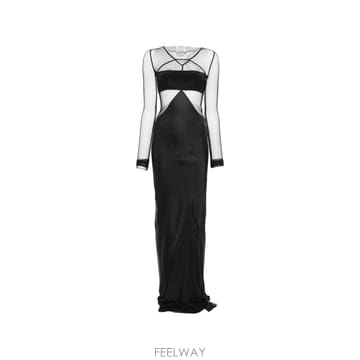 Rick Owens 26 FW �������� �޺� ��Ҹ� �ƽ� �巹�� RP02F5578TUSCHS TP45661723426 FW �������� �޺� ��Ҹ� �ƽ� �巹�� RP02F5578TUSCHS