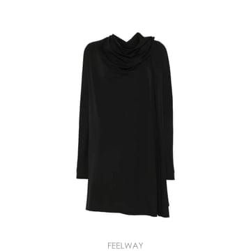 26 FW 토템 비대칭 스카프 미니 드레스 264WRD0398FB0162001 TP459476909
