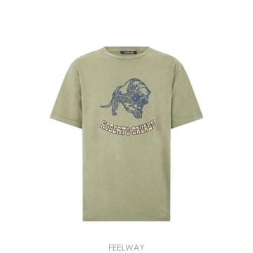 26 FW 로베르토 카발리 세이지 티셔츠 SOT60OJD003 TP459407786