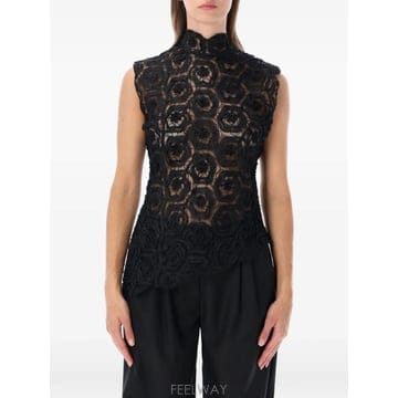 | Other Brand | 26 FW OperaSPORT Donatella floral lace asymmetric top V40FW226 FW OperaSPORT Donatella floral lace asymmetric top 