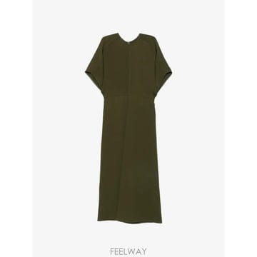 26 FW 빅토리아베컴 엘레노어 반소매 미디 드레스 1426WDR007752A TP458250042