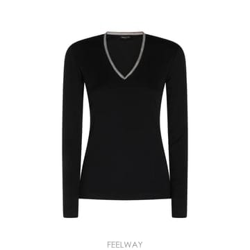 Fabiana Filippi 26 FW �ĺ�Ƴ��ʸ��� ���̽� Ʈ���� V�� Ƽ���� JED216F604L907 TP45590457526 FW �ĺ�Ƴ��ʸ��� ���̽� Ʈ���� V�� Ƽ���� JED216F6