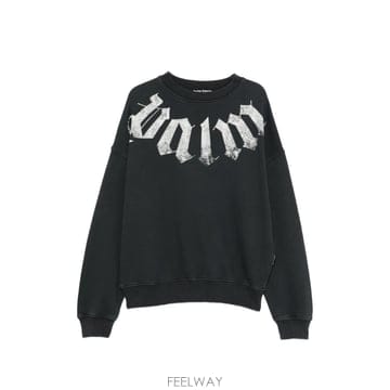 26 FW 팜앤젤스 빅 넥 로고 프린트 스웨트셔츠 PAMBA004FL0011003 TP456492928