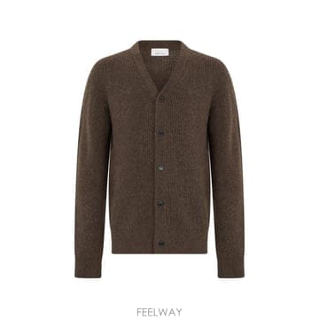 26 FW Roberto Collina V넥 골지 니트 가디건 263MYB40110 TP459043845