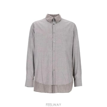 Maison Margiela 26 FW �������������� double layer cotton shirt S50DT0079MTN178961 T26 FW �������������� double layer cotton shirt S50DT00