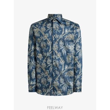 ETRO 26 FW ��Ʈ�� �÷η� ������ ��Ƽ�� ��ư ��ƾ ���� MRIB002599SA51J TP45534839526 FW ��Ʈ�� �÷η� ������ ��Ƽ�� ��ư ��ƾ ���� MRI
