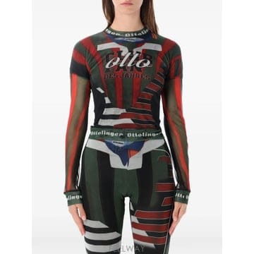 | Other Brand | 26 FW Ottolinger graphic print long sleeve t shirt 10111070126 FW Ottolinger graphic print long sleeve t shirt 101