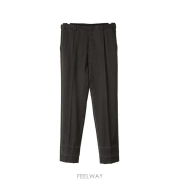 26 FW 브리오니 플리츠 울 개버딘 팬츠 RP300LOEA35OEA35MOULINEWOOLGABARDINE