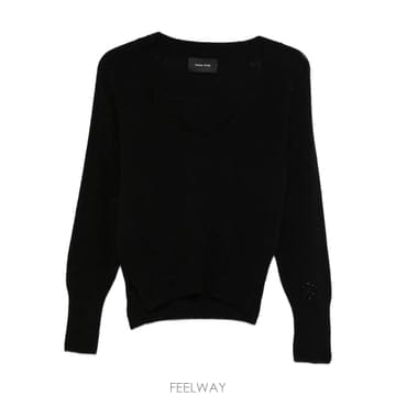 26 FW 시몬 로샤 긴소매 스웨터 COMK2B0667CASHMEREBLACKJET TP459350737