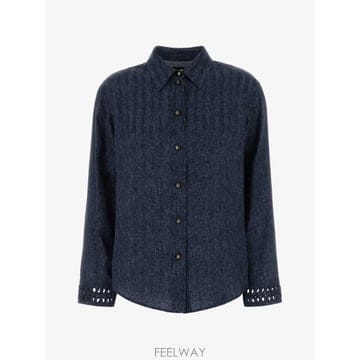 26 FW 조르지오아르마니 크로셰 트리밍 셔츠 GW003064TE20175 TP459720694