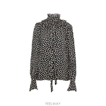 26 FW 끌로에 러플 폴카 도트 블라우스 CH26SHT70300 TP459677864