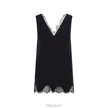26 FW 까르뱅 lace trim blouse 6262K21112 TP459677096