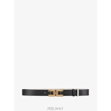 Elisabetta Franchi 26 FW Elisabetta Franchi double face leather belt with logo26 FW Elisabetta Franchi double face leather belt with