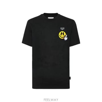 26 FW 필립플레인 스몰 스마일 저지 티셔츠 UAFCMTK9402PJY002N TP459287740