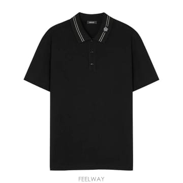 26 FW 베르사체 메두사 자수 폴로 셔츠 10139061A13463 TP459673323