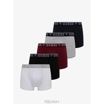 | Other Brand | 26 FW GUESS USA logo waistband boxers  set of five  U4YG16K626 FW GUESS USA logo waistband boxers  set of five  U4