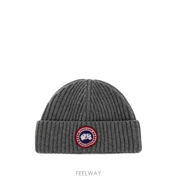Canada Goose 26 FW ĳ���ٱ��� logo patch ribbed knit beanie hat 5107U0 TP4596626 FW ĳ���ٱ��� logo patch ribbed knit beanie hat 510