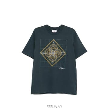 26 FW 카사블랑카 그래픽 프린트 티셔츠 AW26JTS00101 TP458902438