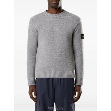 Stone Island 26 FW ������Ϸ��� Compass patch waffle knit sweater L2S155100055S26 FW ������Ϸ��� Compass patch waffle knit sweater L