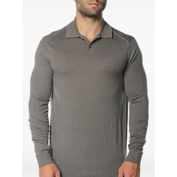 Armani 26 FW Armani Exchange long sleeve knit polo shirt XM003569AF26 FW Armani Exchange long sleeve knit polo shirt XM00