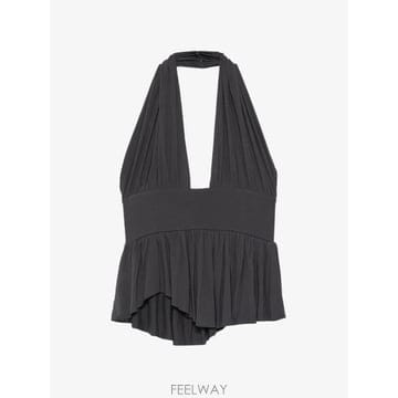 | Other Brand | 26 FW Gimaguas Dera halterneck peplum top RWF2608013 TP4597426 FW Gimaguas Dera halterneck peplum top RWF2608013 T