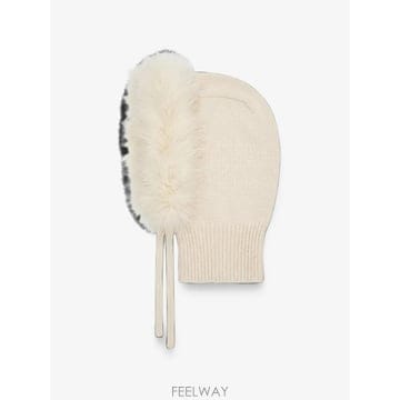 | Other Brand | 26 FW P.A.R.O.S.H. Lestat feather trim knitted balaclava LES26 FW P.A.R.O.S.H. Lestat feather trim knitted balacla