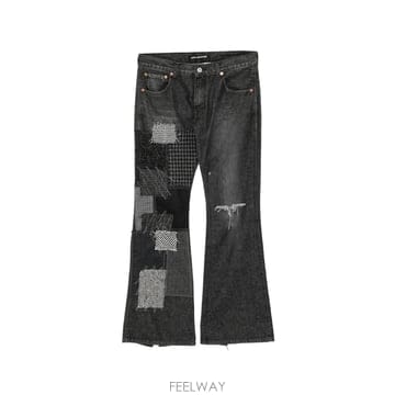 Junya Watanabe 26 FW �ؾ� ��Ÿ���� patchwork distressed jeans JRP013051 TP459609026 FW �ؾ� ��Ÿ���� patchwork distressed jeans JRP0130