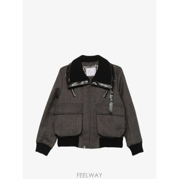 26 FW 사카이 herringbone pattern jacket 2608765 TP459662006
