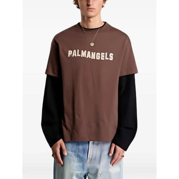 Palm Angels 26 FW �ʾ����� �ΰ� ����Ʈ ���� ���̾� Ƽ���� PAMAA001JR0186063 TP45893890626 FW �ʾ����� �ΰ� ����Ʈ ���� ���̾� Ƽ���� PAMAA001