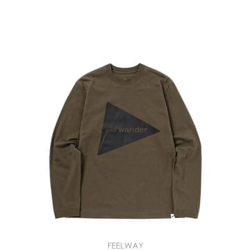 26 FW 앤드 원더 로고 긴소매 티셔츠 5745284087180 TP459660015