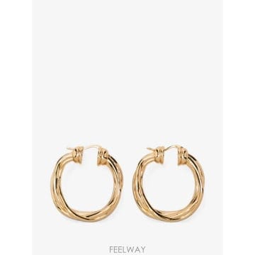JIL SANDER 26 FW ������ intertwined hoop earrings J11VG0358P4877 TP459658126 FW ������ intertwined hoop earrings J11VG0358P4877 