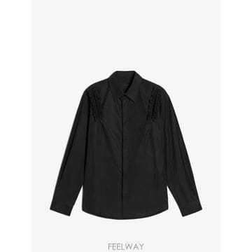 26 FW 시몬 로샤 러플 트리밍 셔츠 54661287BLACK TP458140653