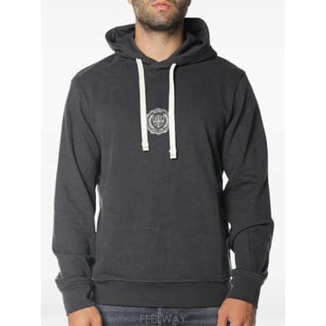 26 FW Armani Exchange logo patch drawstring hoodie XM002912A